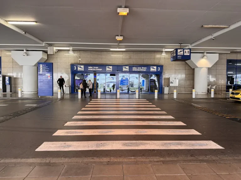 pedestrian crossing Greece NOT