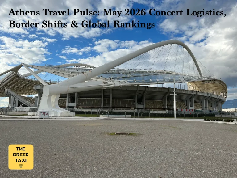 Athens Travel Pulse May 2026 Concert Logistics Border Shifts Global Rankings The Greek Taxi